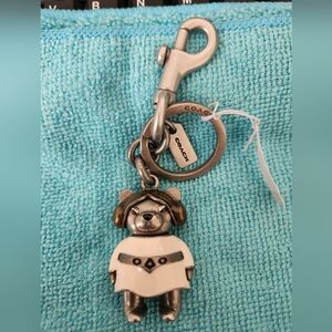 Coach Star Wars Princess Leia Bear Keychain